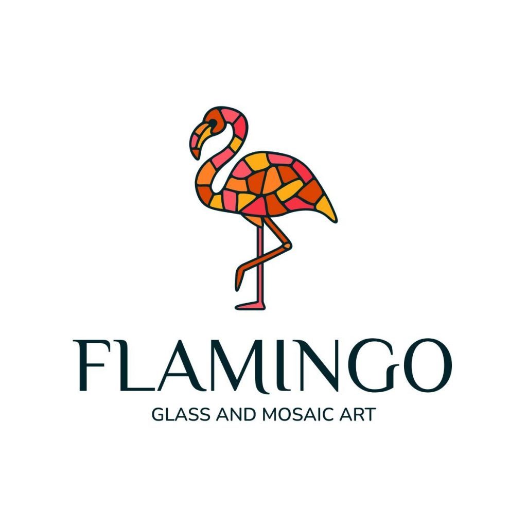 flamingo glass