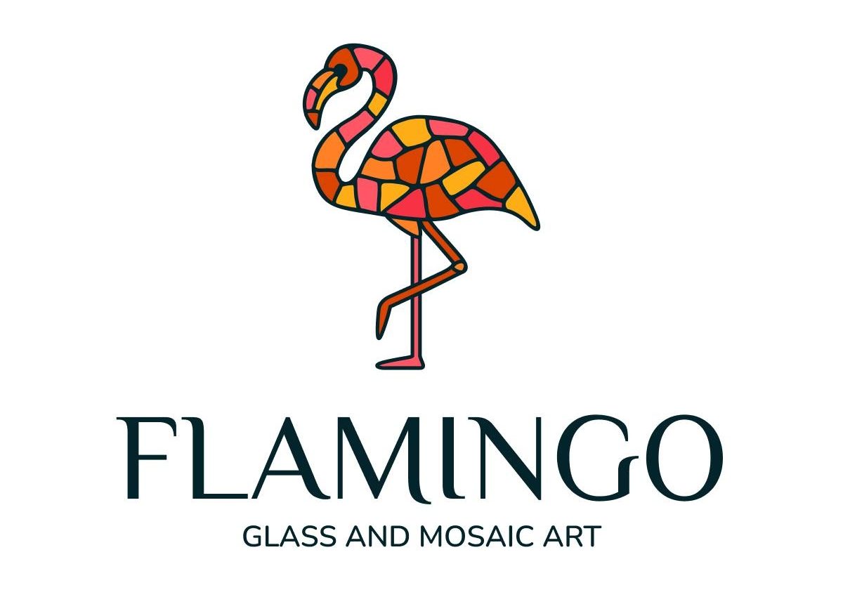 flamingo glass